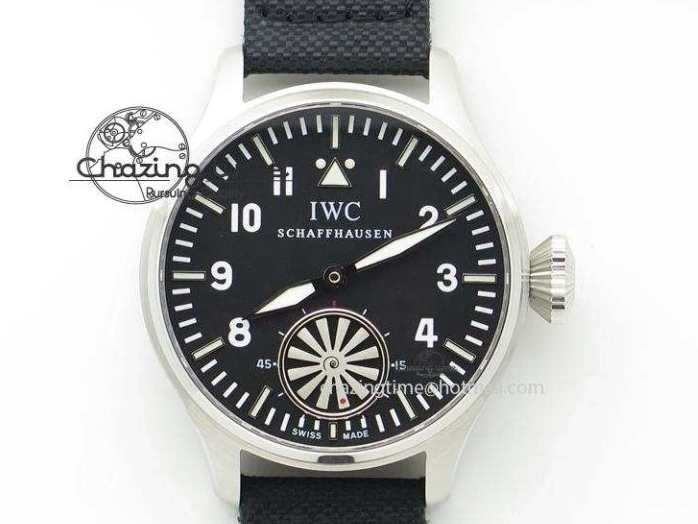 MIROTIME 0129 Snug Portofino IW391022 SS ZK 1:1 Best Edition White Dial Gold Markers On Black Leather Strap A 7130